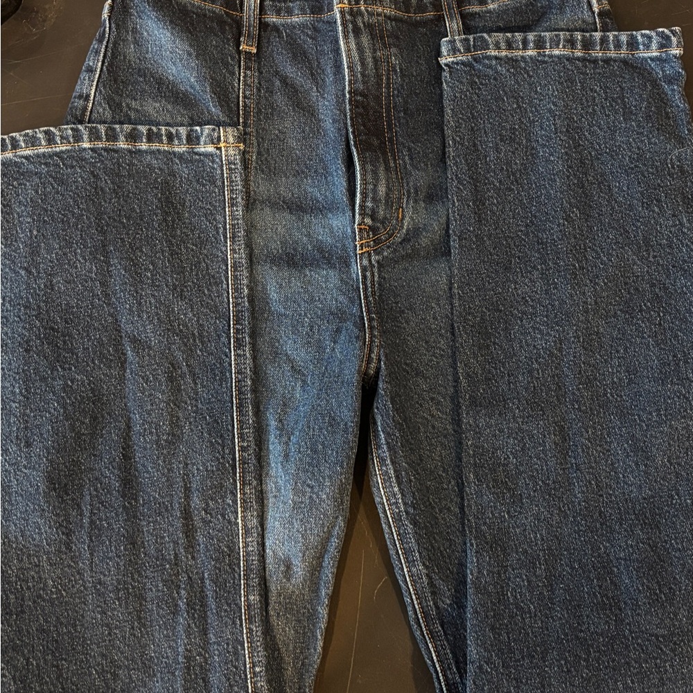 rag & bone Dark Blue Straight Jeans